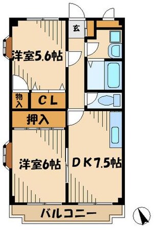 コートヴィレッジ２１の物件間取画像